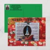 Christ Music Box Post Card Postkarte (Vorne/Hinten)