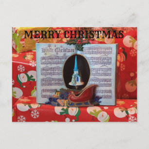 Christ Music Box Post Card Postkarte
