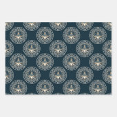 Christ Nativity Star von Wonder Polka Dot Mandala Geschenkpapier Set (Vorderseite)