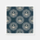 Christ Nativity Star von Wonder Polka Dot Mandala Serviette (Vorderseite)