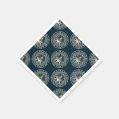 Christ Nativity Star von Wonder Polka Dot Mandala Serviette (Ecke)