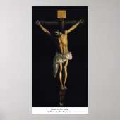Christ On Cross von Francisco De Zurbaran Poster (Vorne)