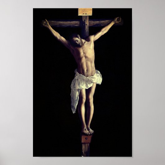 Christ On Cross von Francisco De Zurbarán Poster (Vorne)