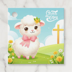 Christ/Ostern/Lamm/Kreuz Geschenkanhänger