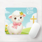 Christ/Ostern/Lamm/Kreuz Mousepad (Mit Mouse)