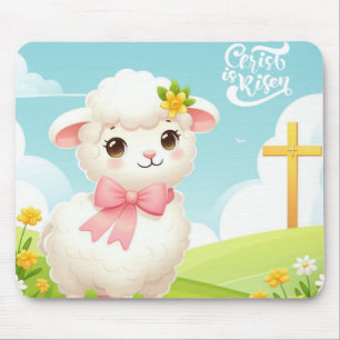 Christ/Ostern/Lamm/Kreuz Mousepad