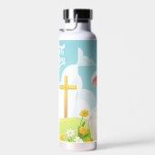 Christ/Ostern/Lamm/Kreuz Trinkflasche (Rechts)