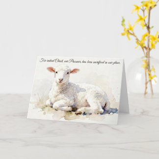 Christ Our Passover: Christian Passover card Karte