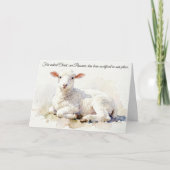 Christ Our Passover: Christian Passover card Karte (Vorderseite)