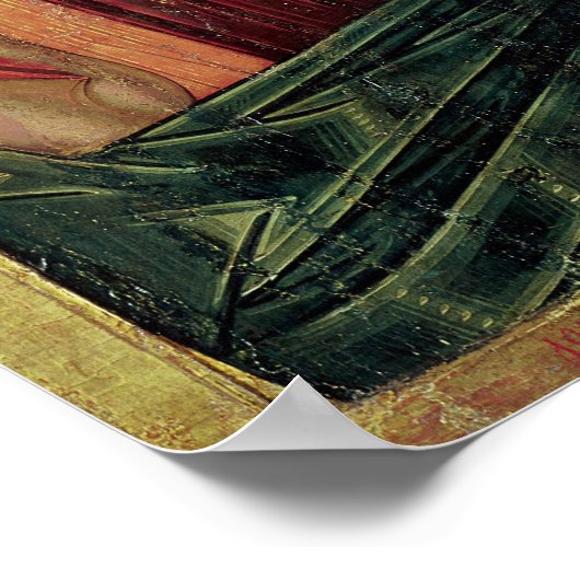 Christ Pantocrator, 1607 Poster (Ecke)