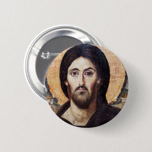 Christ Pantocrator Button (Vorne & Hinten)