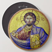 Christ Pantocrator Button (Vorne & Hinten)