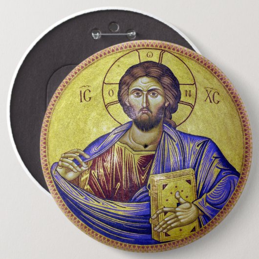 Christ Pantocrator Button (Vorne & Hinten)