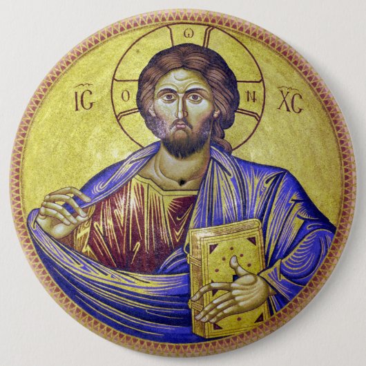 Christ Pantocrator Button (Vorderseite)