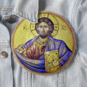 Christ Pantocrator Button (Beispiel)
