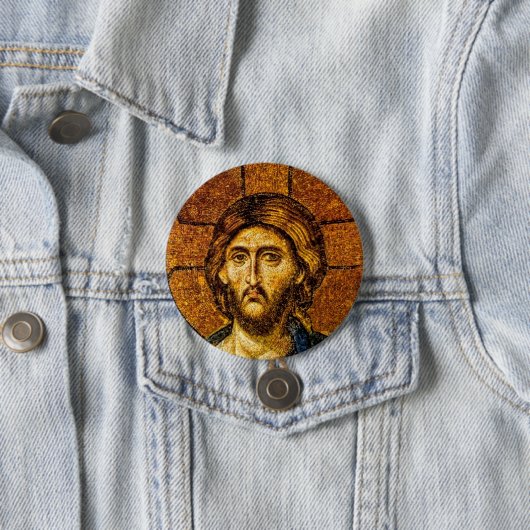 Christ Pantocrator Button (Beispiel)