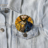 Christ Pantocrator Mosaic Button (Beispiel)