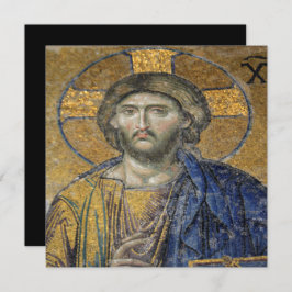Christ Pantocrator Mosaic Iconic Religious Roman A Einladung