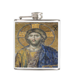 Christ Pantocrator Mosaic Iconic Religious Roman A Flachmann