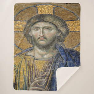 Christ Pantocrator Mosaic Iconic Religious Roman A Sherpadecke
