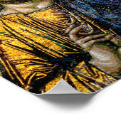 Christ Pantocrator Mosaic Poster (Ecke)