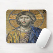 Christ Pantocrator Mosiac Iconic Religious Roman A Mousepad (Mit Mouse)