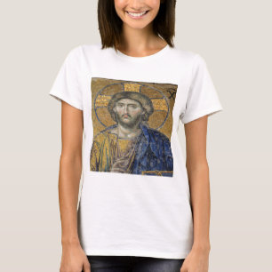 Christ Pantocrator Mosiac Iconic Religious Roman A T-Shirt