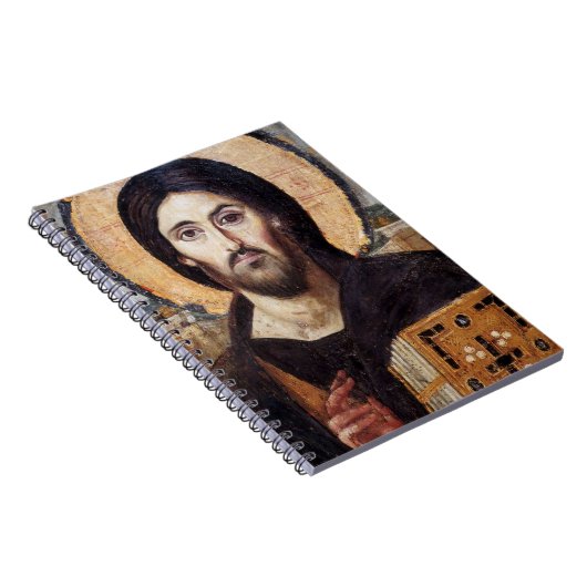 Christ Pantocrator Notizblock (Rechte Seite)