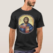 Christ Pantocrator Orthodox Icon Klassischer T - S T-Shirt (Vorderseite)