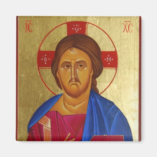 Christ Pantocrator Orthodox-Icon-Magnet Magnet (Vorne)