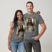 Christ Pantocrator Silver Oklad Riza Russisches Sy T-Shirt (Unisex)