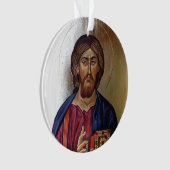 Christ Pantocrator und Heilige Maria Theotokos Ornament (Vorderseite)