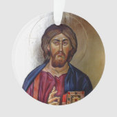 Christ Pantocrator und Heilige Maria Theotokos Ornament (Vorderseite)