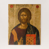 Christ Pantocrator vom byzantinischen Symbol Puzzle (Vertikal)