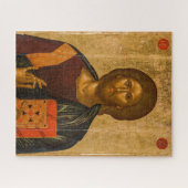Christ Pantocrator vom byzantinischen Symbol Puzzle (Horizontal)