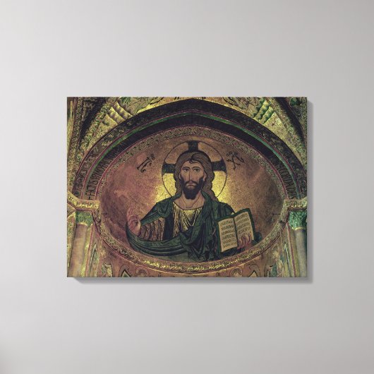 Christ Pantokrat in der Apsis Leinwanddruck (Vorderseite)
