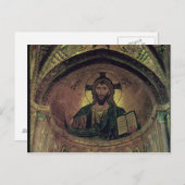 Christ Pantokrat in der Apsis Postkarte (Vorne/Hinten)