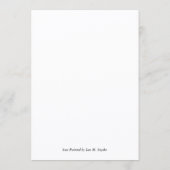 Christ Paper Icon Card Dankeskarte (Rückseite)