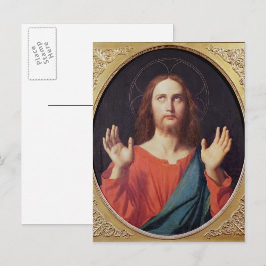 Christ Postkarte (Vorne/Hinten)