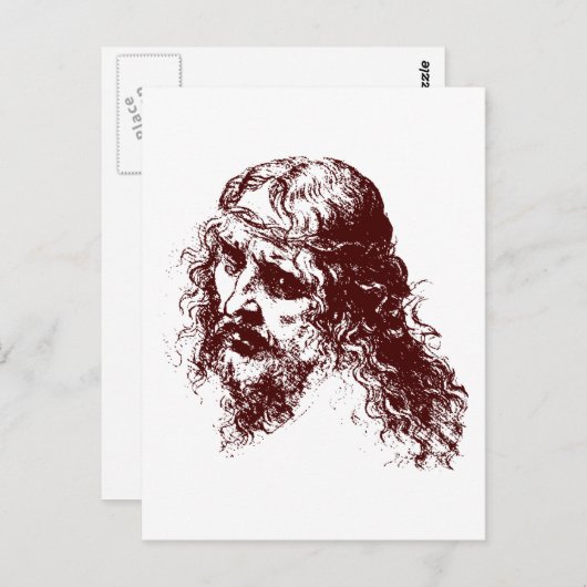 Christ Postkarte (Vorne/Hinten)