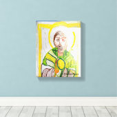 Christ Prist Leinwanddruck (Insitu (Holzboden))