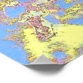 Christ Redeemer Art Poster (Ecke)