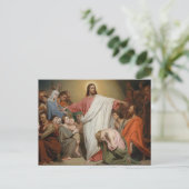 Christ Remunerator Religious Postkarte (Stehend Vorderseite)