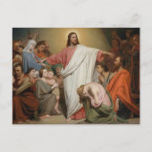 Christ Remunerator Religious Postkarte (Vorderseite)