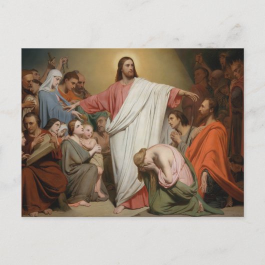 Christ Remunerator Religious Postkarte (Vorderseite)