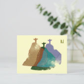 Christ Retemer digitale Illustration Postkarte (Stehend Vorderseite)