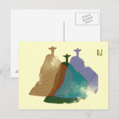 Christ Retemer digitale Illustration Postkarte (Vorne/Hinten)