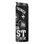 Christ stärkt meine philippinischen Grafik Thermosbecher (Nach rechts gedreht)