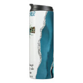 Christ Strengththens: Leopard Cross Thermosbecher (Nach rechts gedreht)