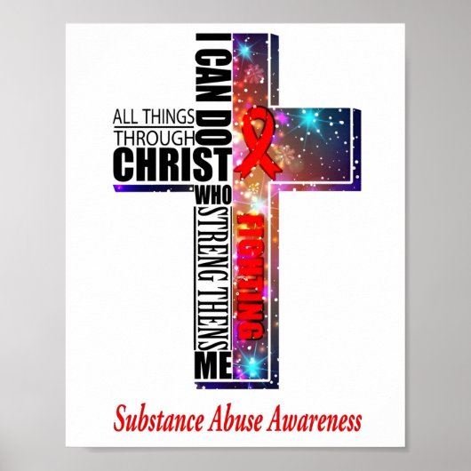 Christ Substance Missuse Awareness Poster (Vorne)